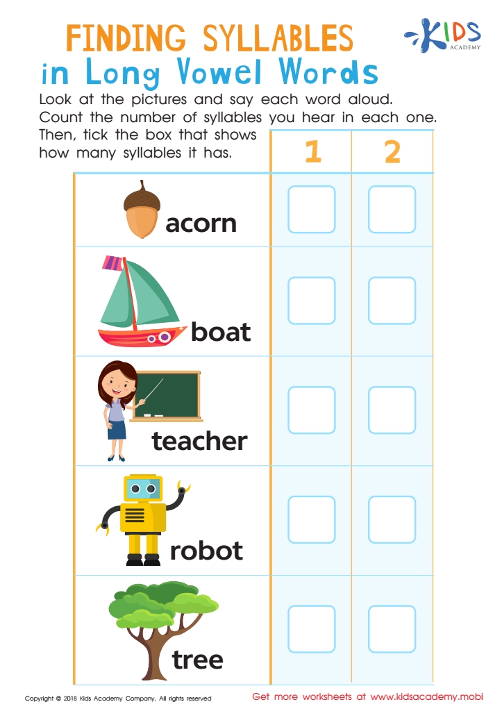 Long Vowel A Worksheets Worksheets For Kindergarten