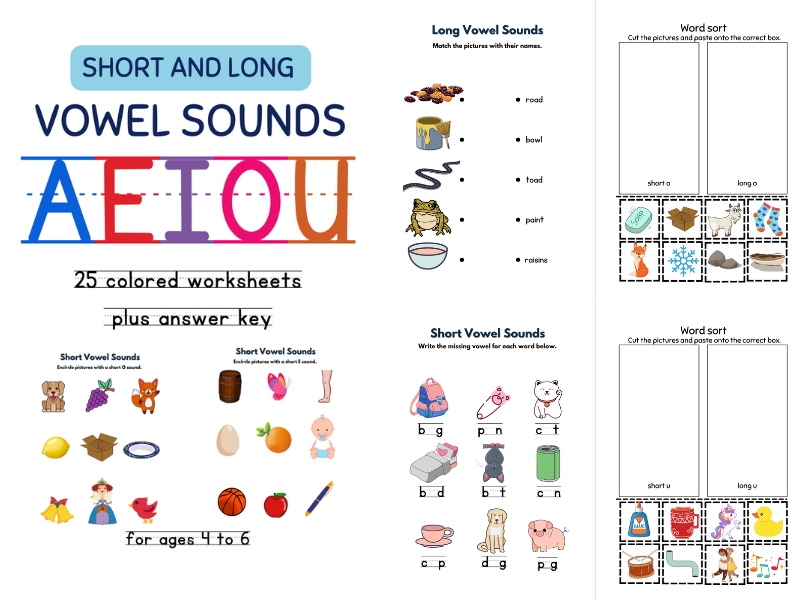 10 Ways to Master Long Vowels with Worksheets