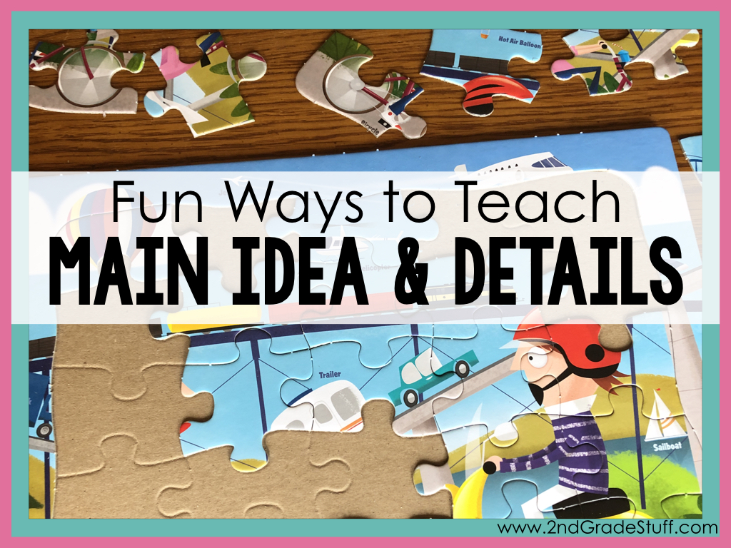 5 Ways to Teach Main Idea to 2nd Graders