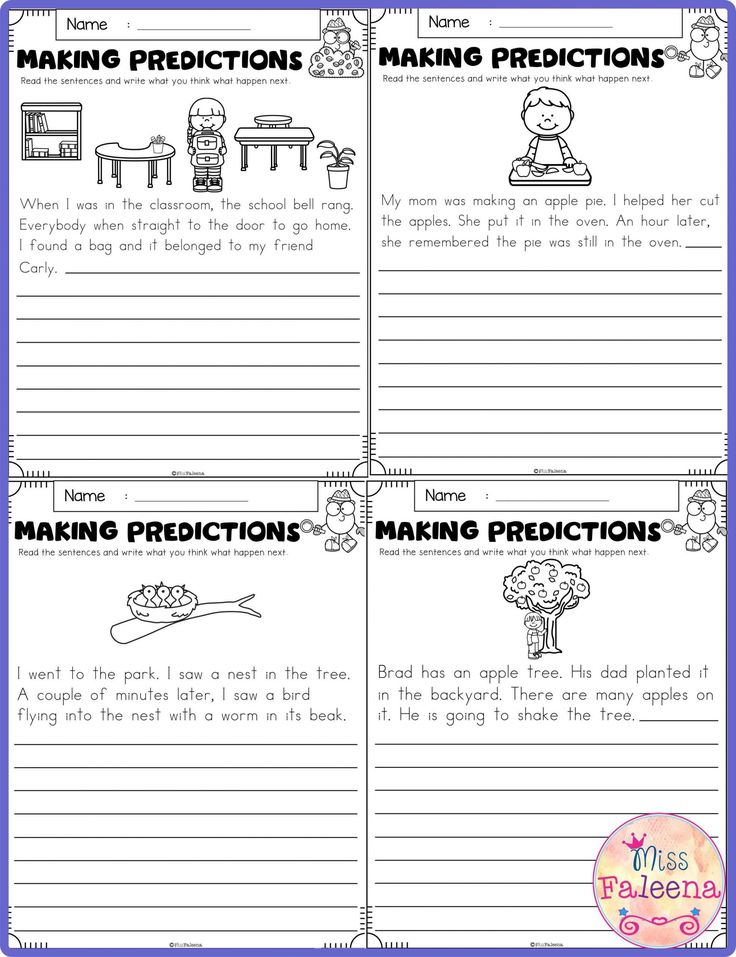 Make Predictions with Ease Worksheet