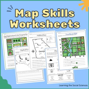 Mastering Map Skills Worksheet for Young Explorers