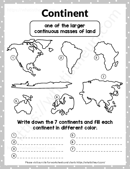 Maps and Globes Worksheets for Kids and Teachers