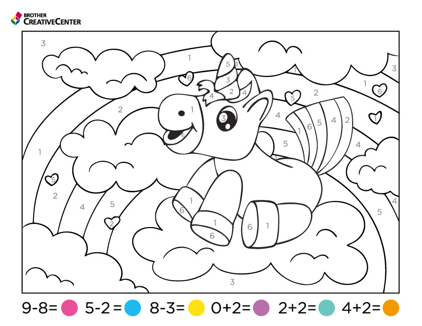 10 Fun Math Coloring Worksheets for Kids