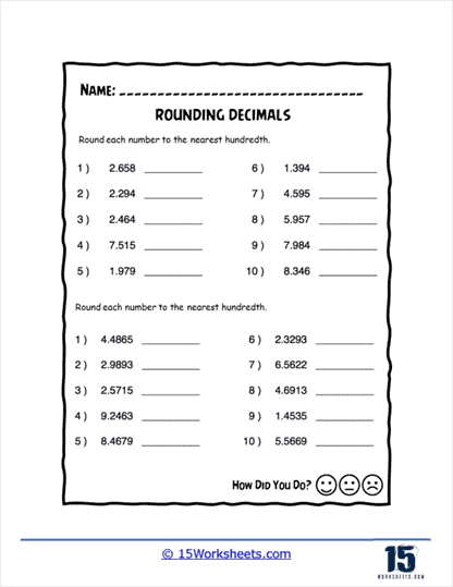 Mastering Decimals with Worksheets