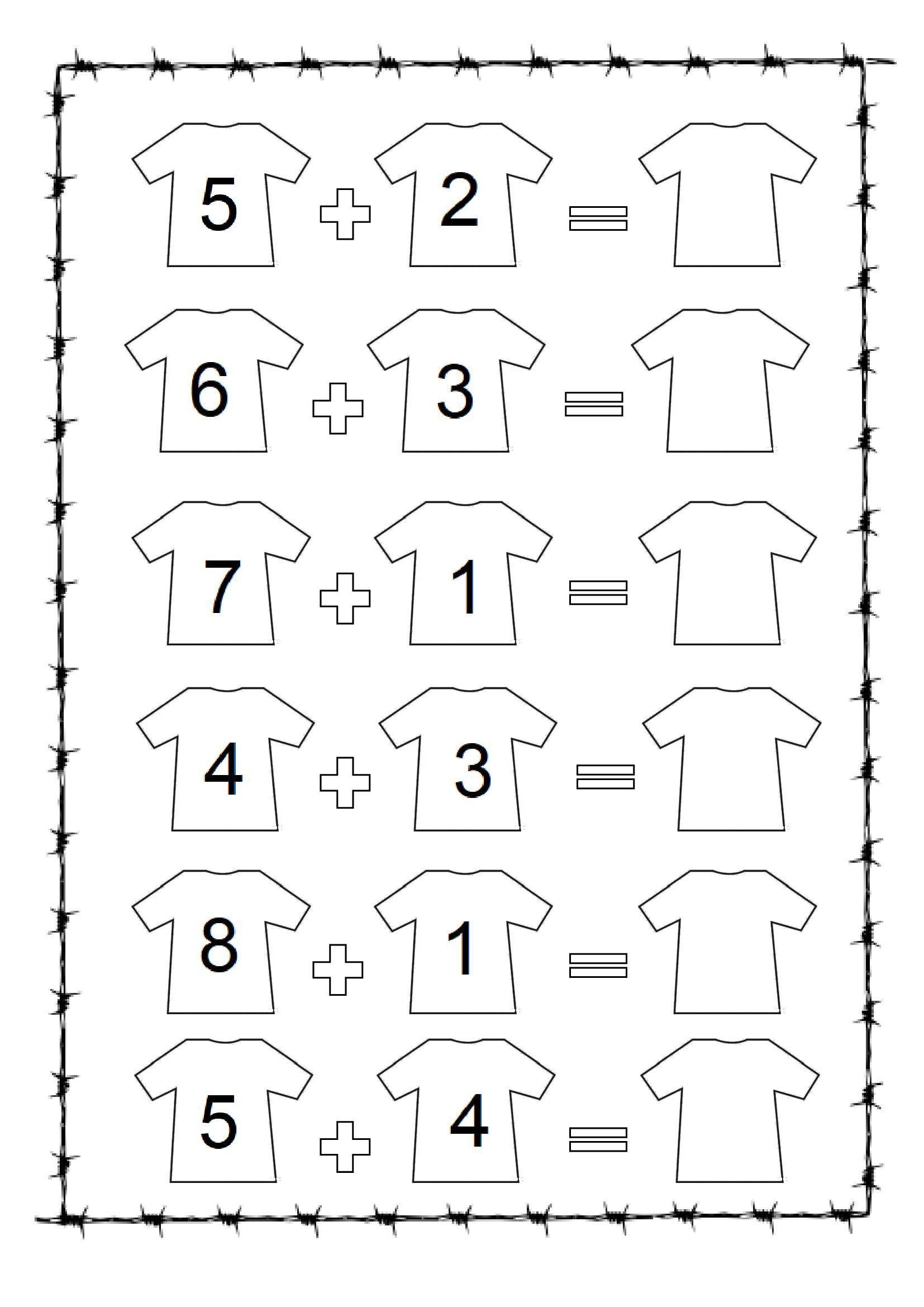 5 Fun Math Worksheets for Pre Kindergarten