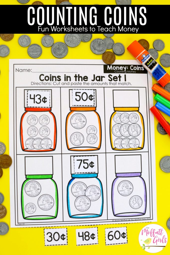 Math Grade 1 Money Worksheets