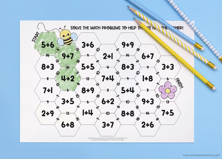 Math Maze Worksheet Pdf