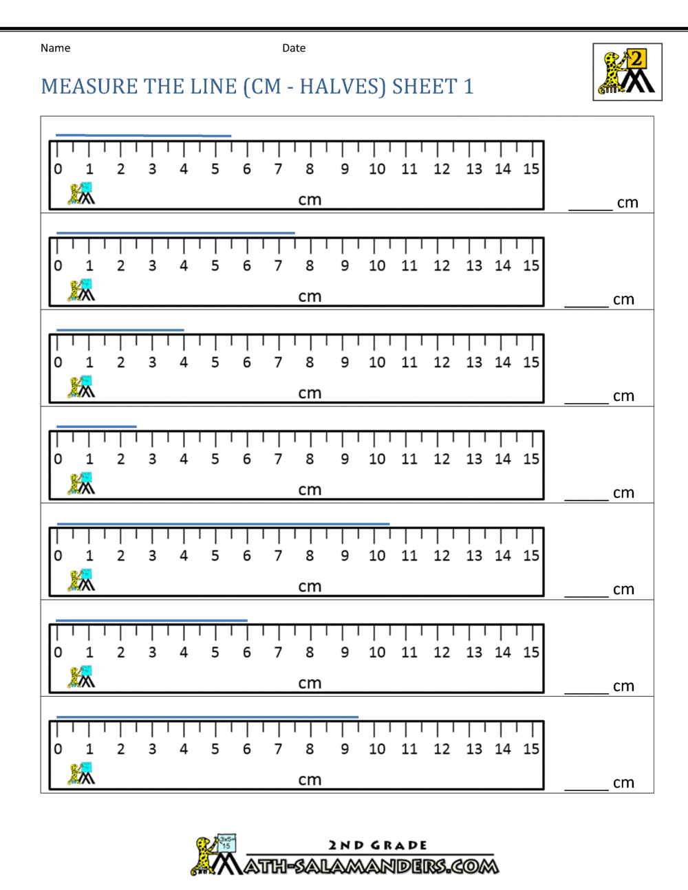 Math Measurement Worksheets for Kids and Students