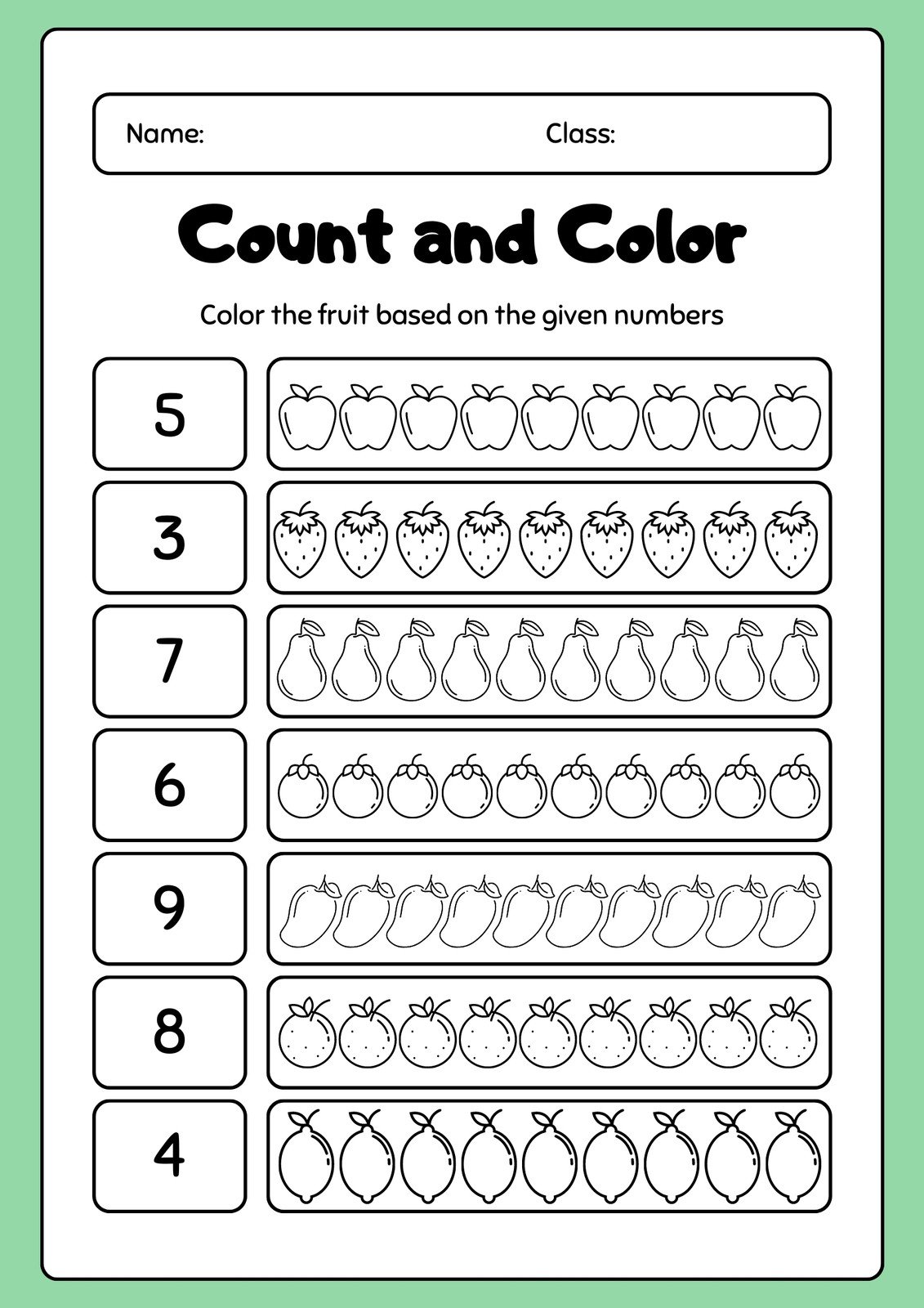 Math Worksheet For Grade 4