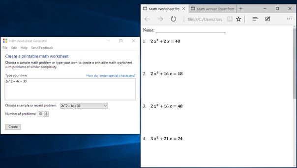 Create Custom Math Worksheets with Ease