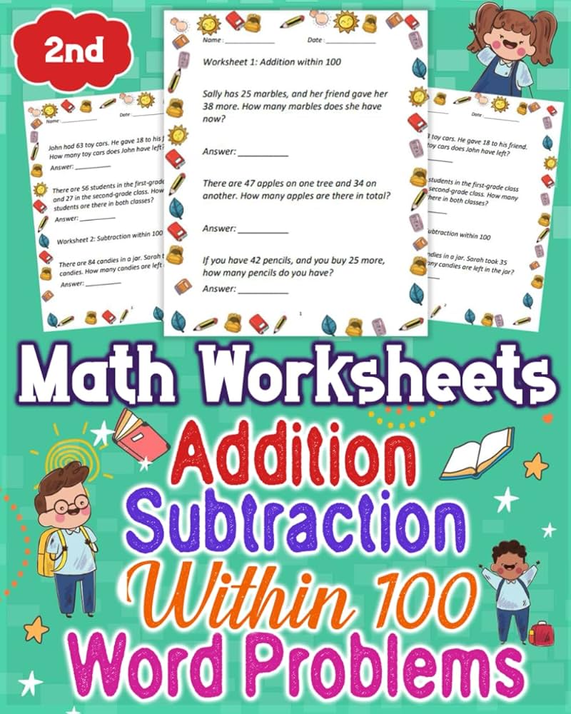 Fun 2nd Grade Math Worksheets for Addition and Subtraction