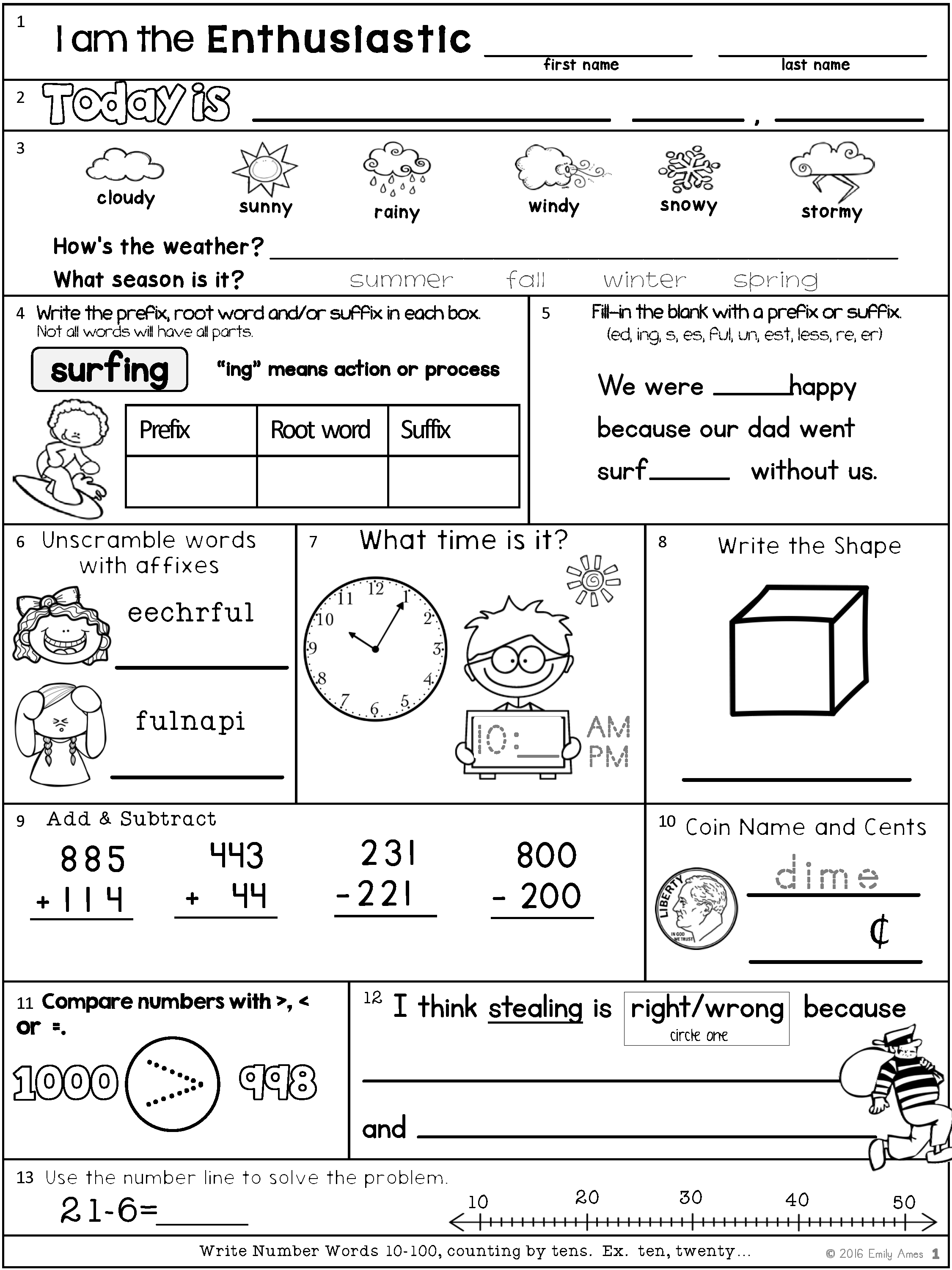 7 Essential Math Worksheets for Homework Help