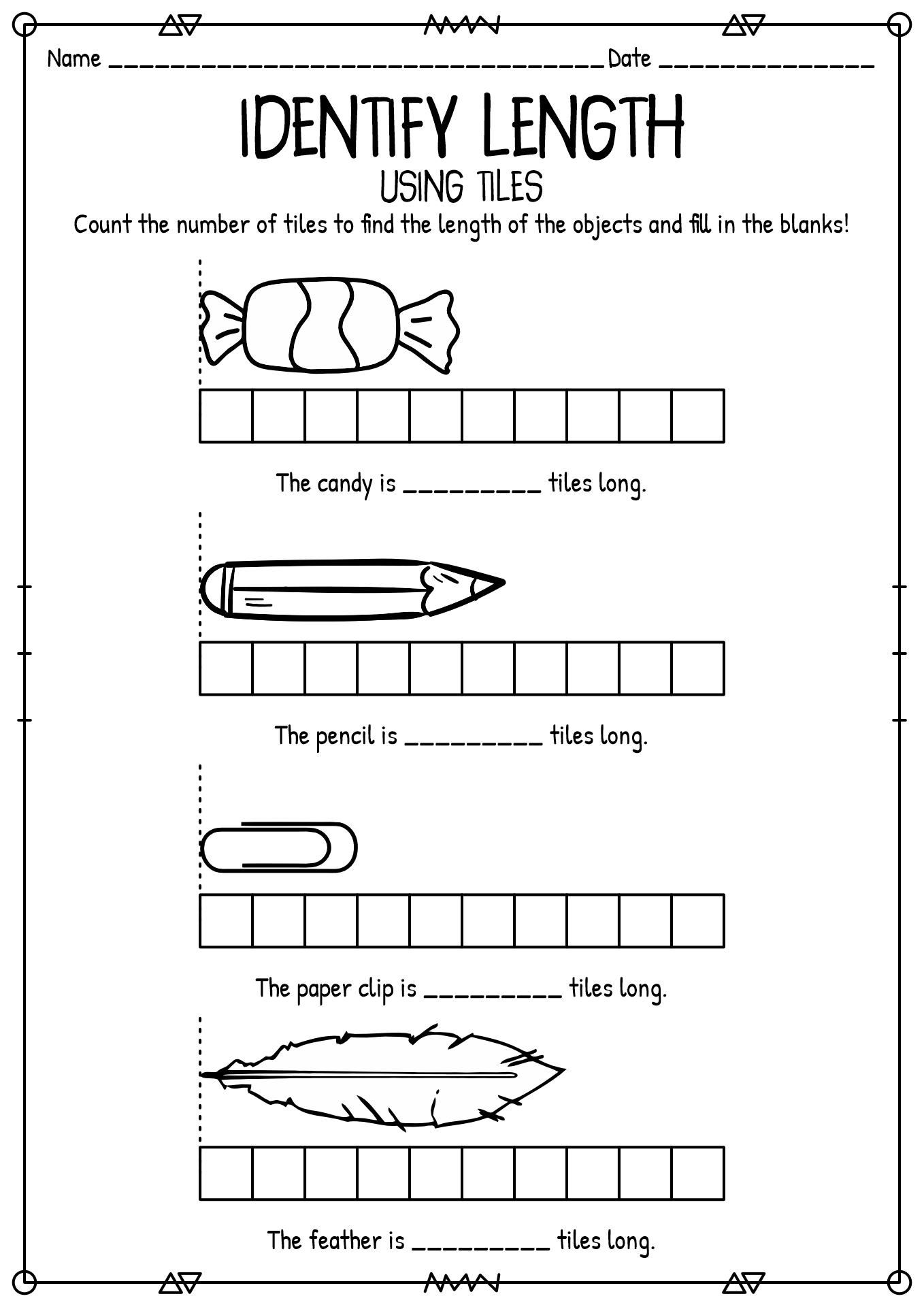 5 Fun Measurement Worksheets for 2nd Grade