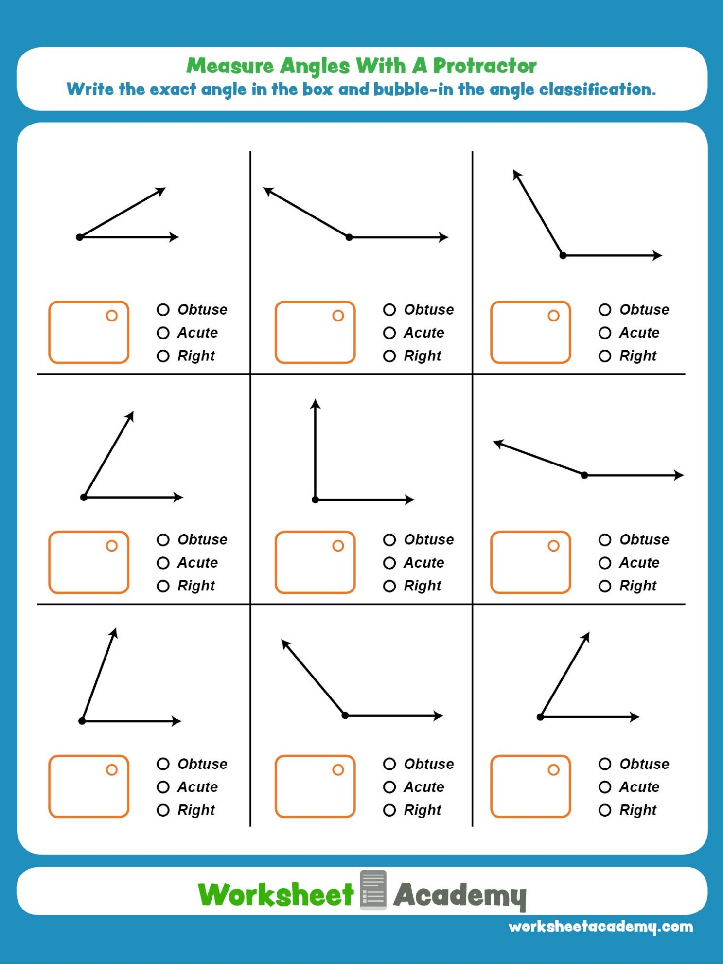 Measuring Angles Grade 4