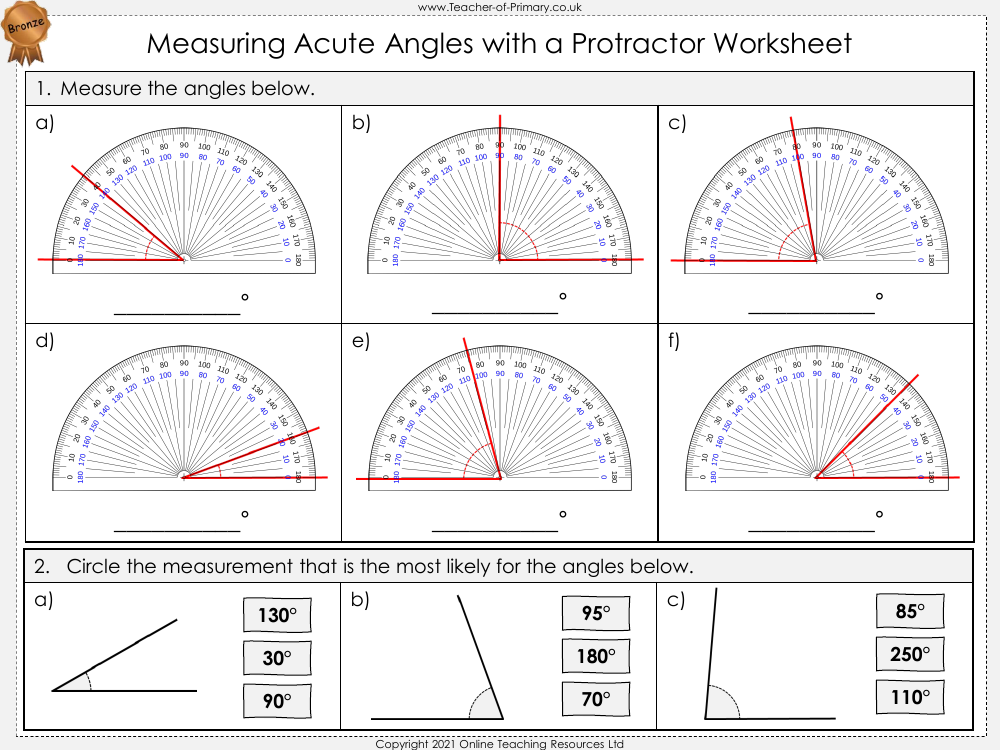 Measuring Angles with a Protractor Made Easy