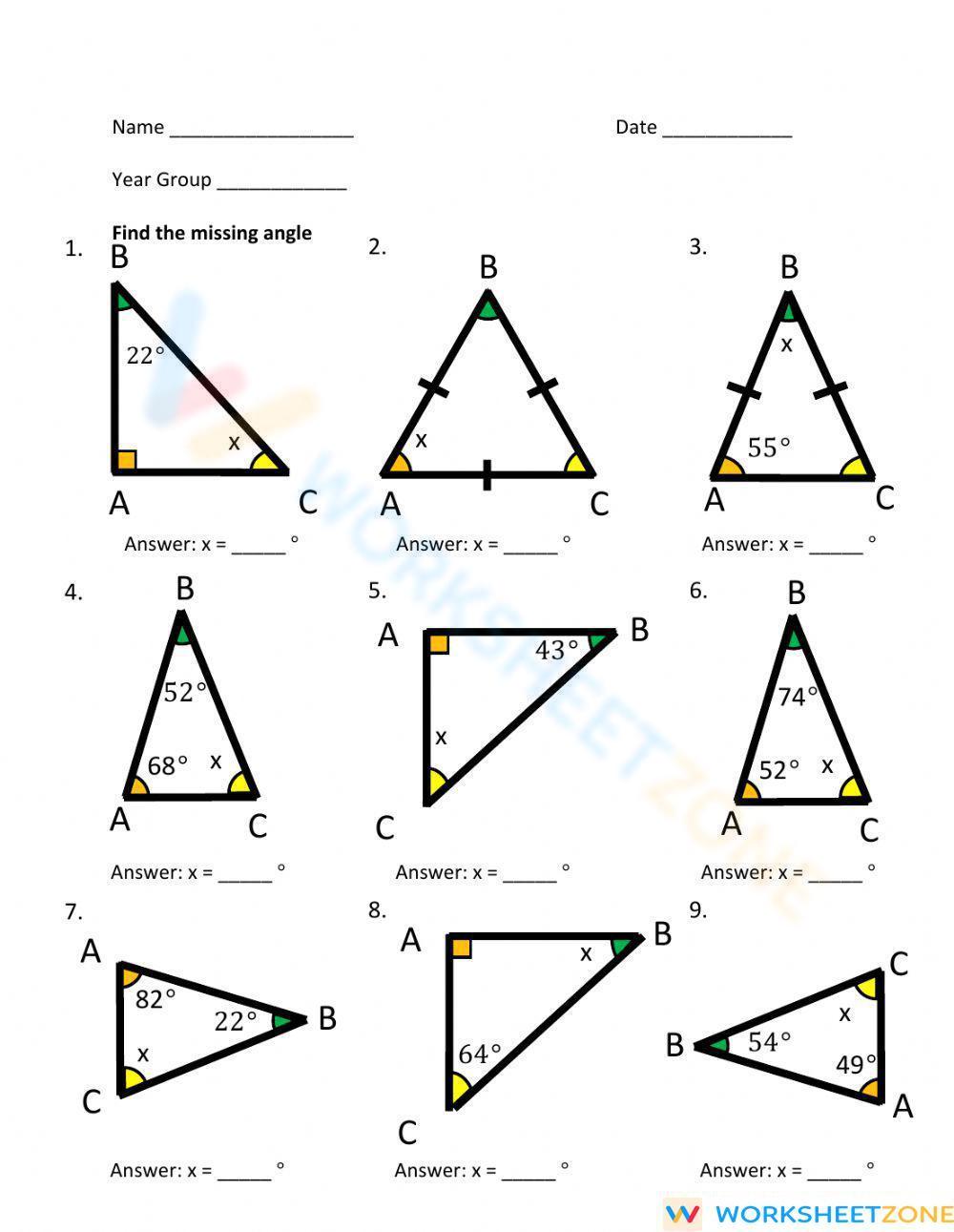 Solving Triangles: Find Missing Angles Made Easy