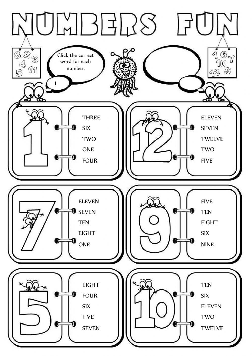 Missing Numbers 20 To 1 Worksheet For Kg Skoolon Com