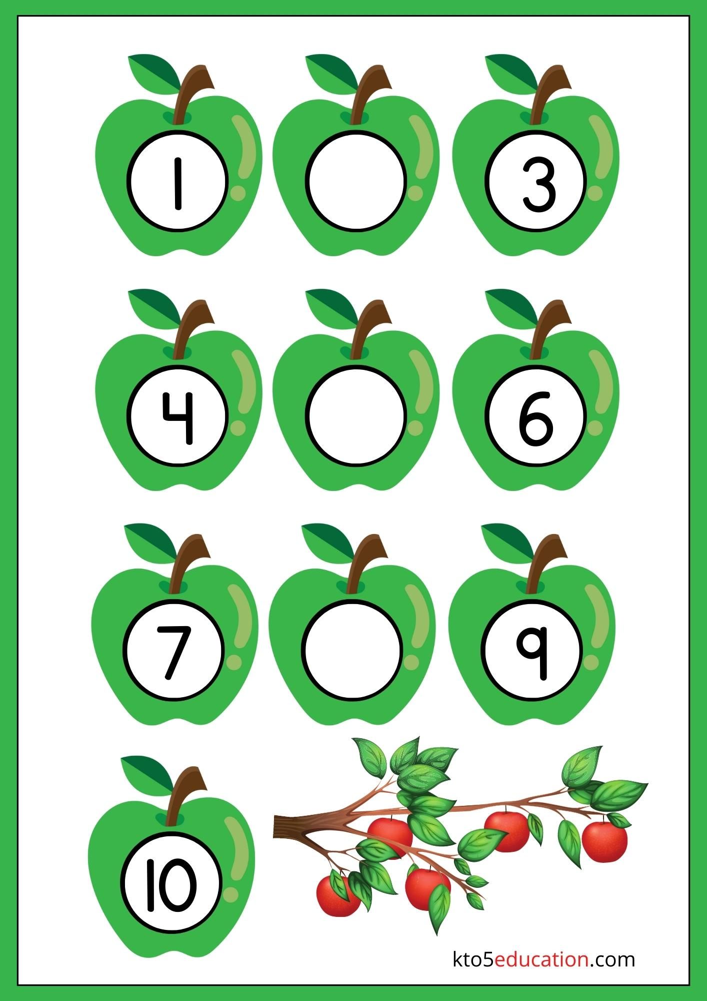 Missing Numbers Worksheet Grade 1