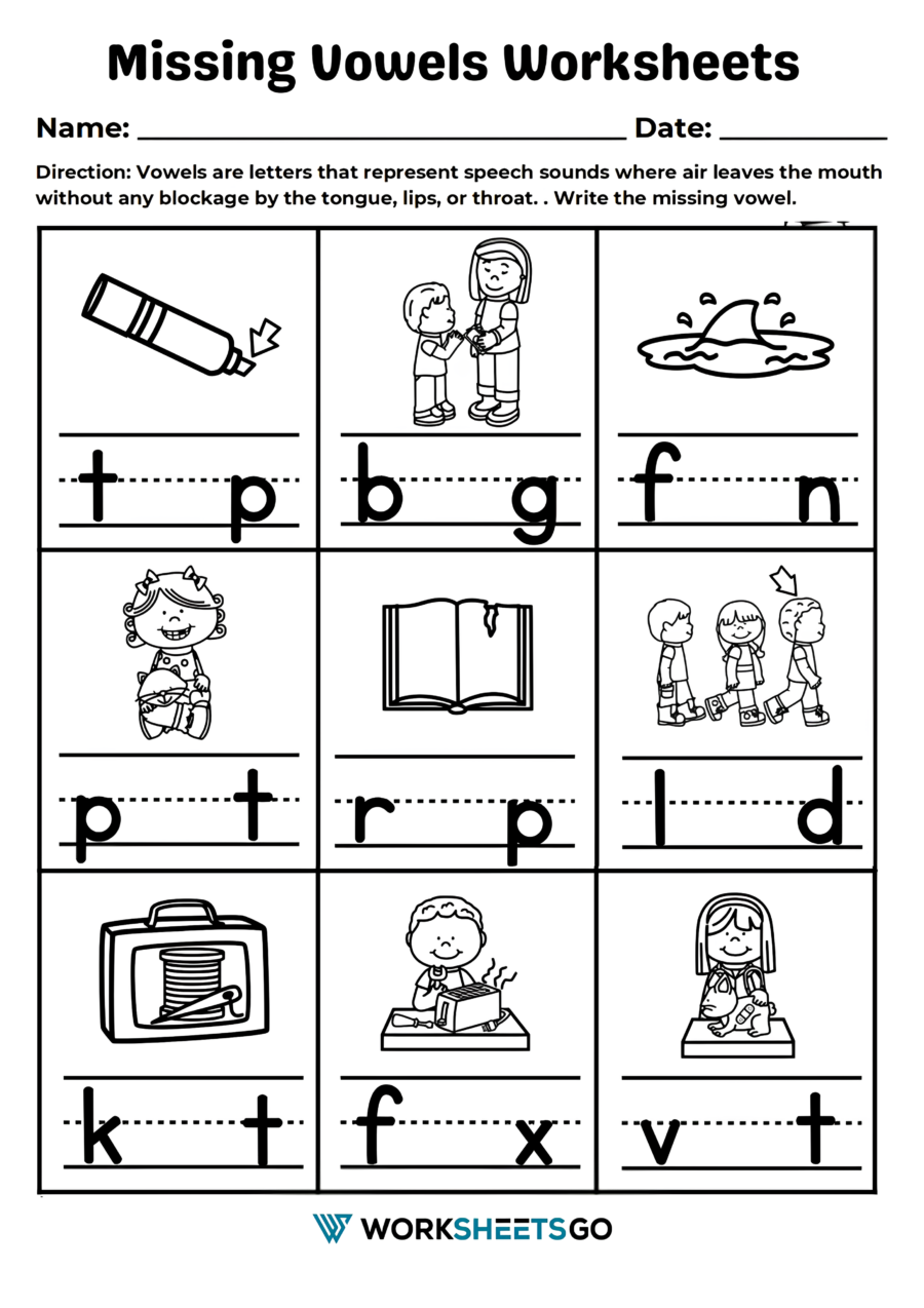 7 Ways to Improve Reading with Missing Vowels Worksheets