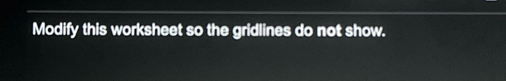 Modify Worksheet to Print Gridlines
