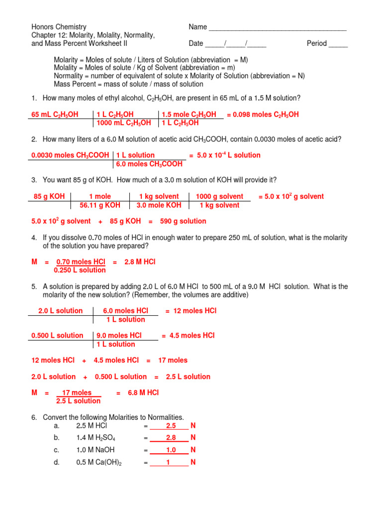 Molality Made Easy: 5 Simple Calculation Tips