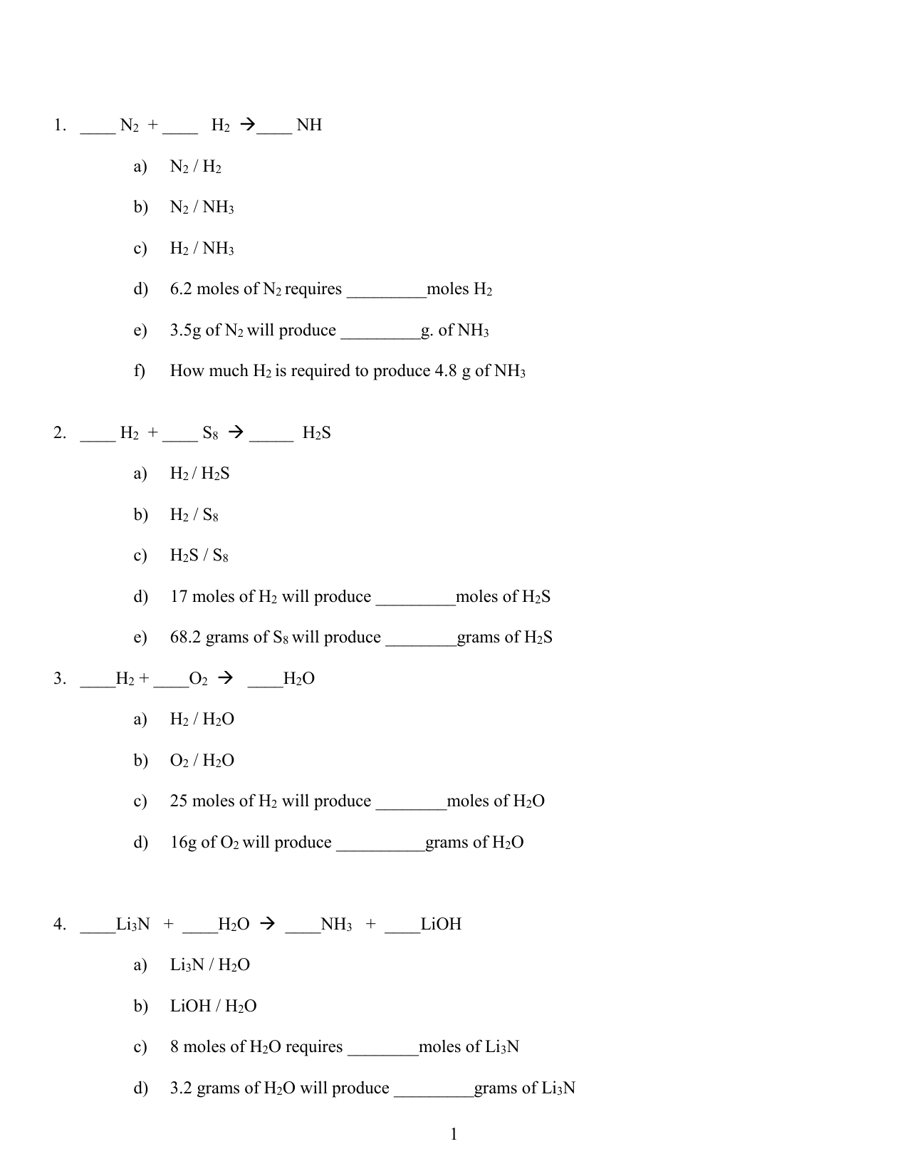 Mole Conversion Practice Worksheet Made Easy