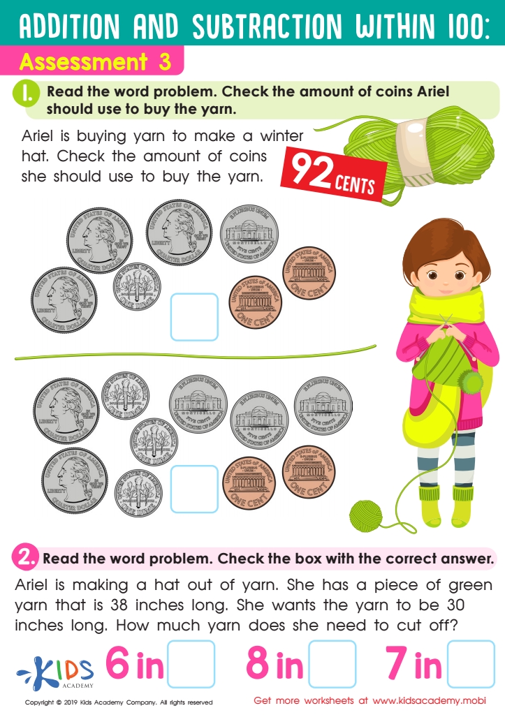 5 Fun Money Worksheets for 1st Grade