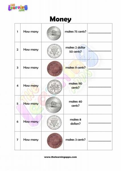 Money Worksheets for First Graders: Fun Learning Activities