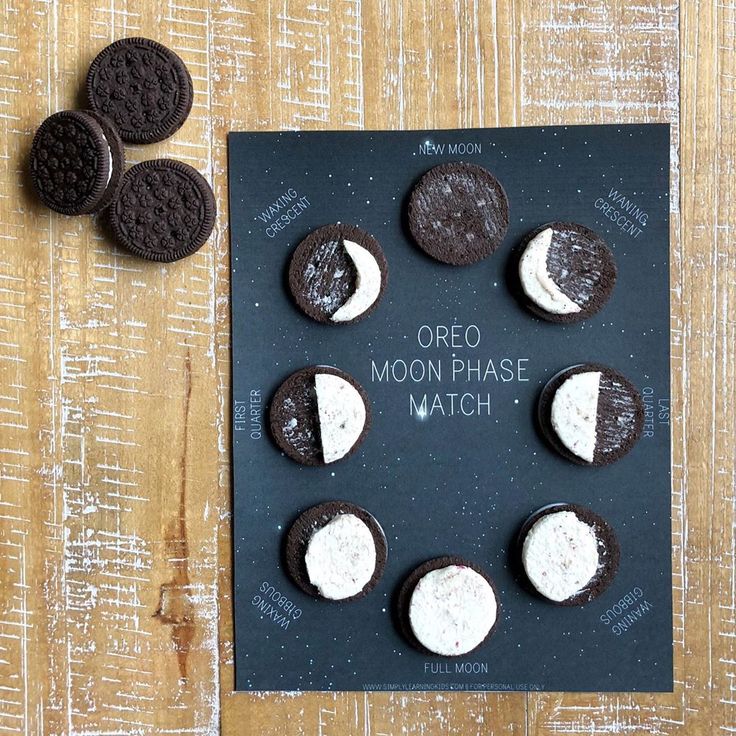 Moon Phases Made Easy with Oreo Cookies