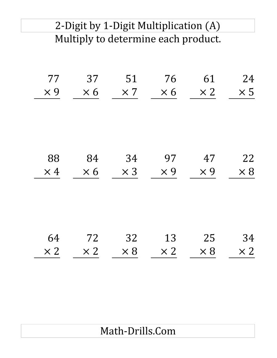 Master Multi Digit Multiplication with Free Worksheets