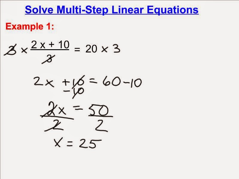 Solving Multi Step Equations Made Easy for Students