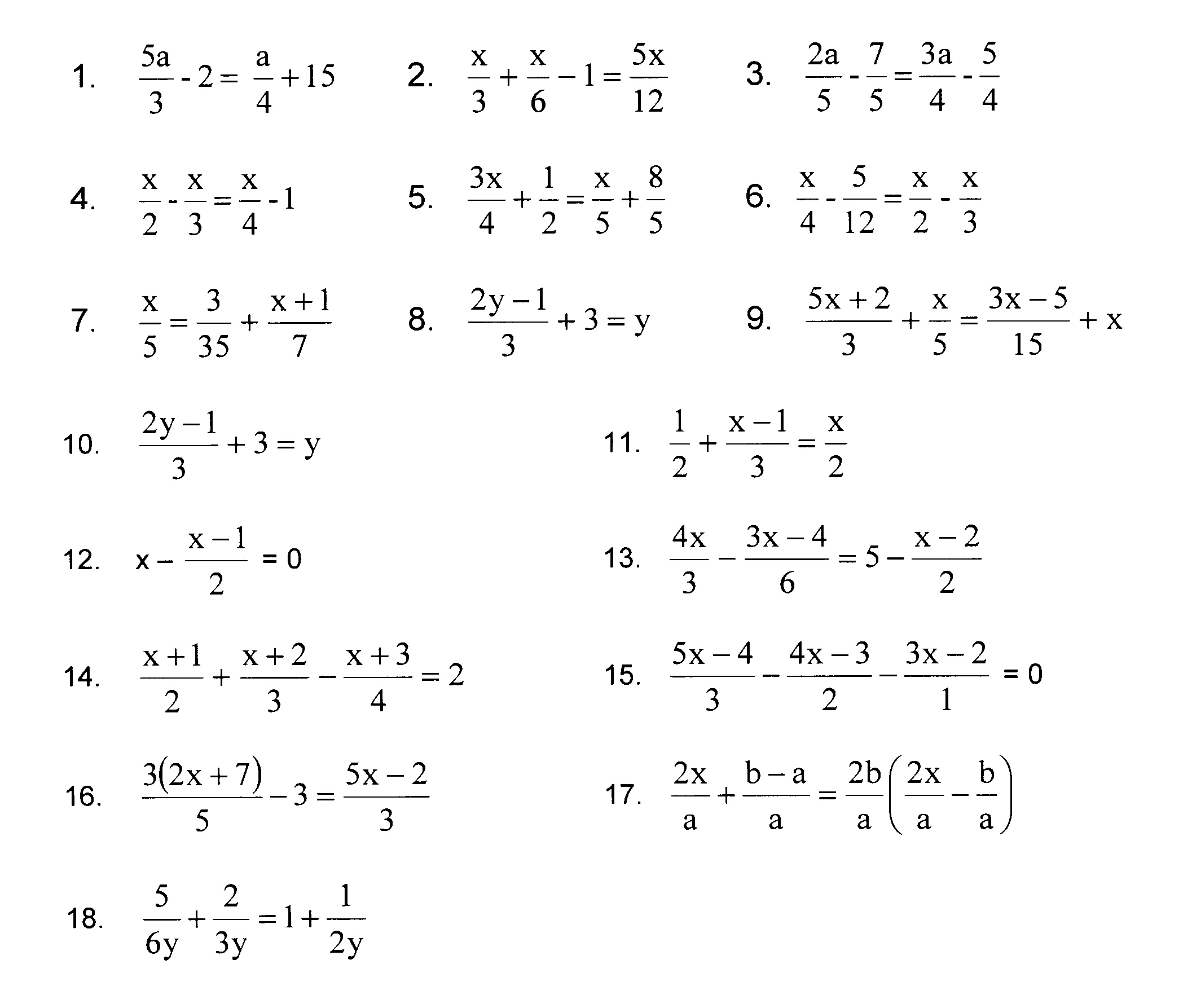 Solving Multi Step Equations with Fractions Made Easy