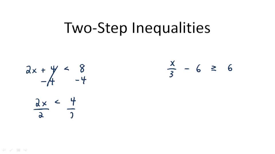 Multi Step Inequalities Ck 12 Foundation