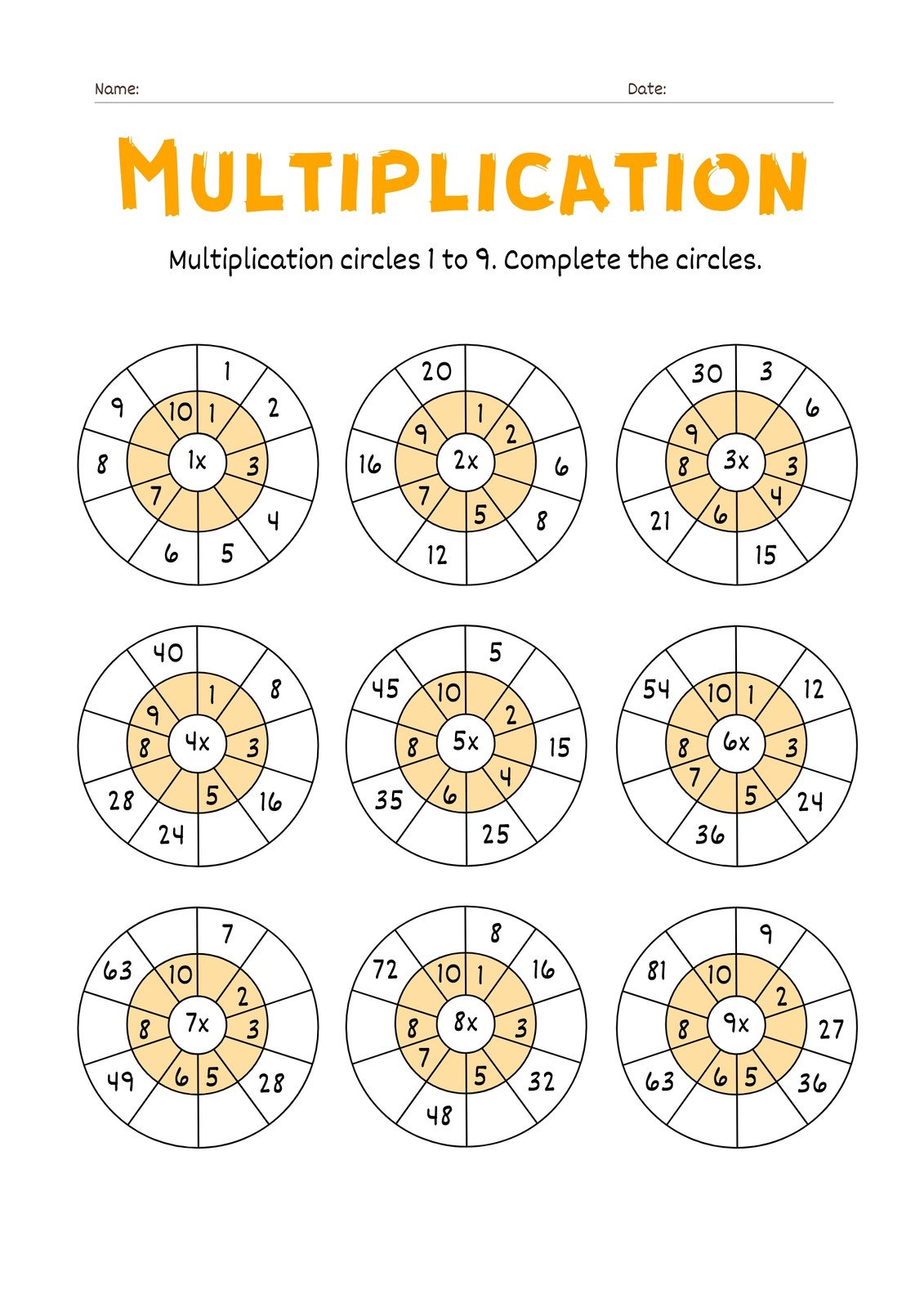 5 Ways to Master Multiplication with Fun Worksheets