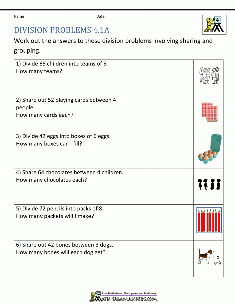 Grade 4 Multiplication and Division Worksheets for Kids