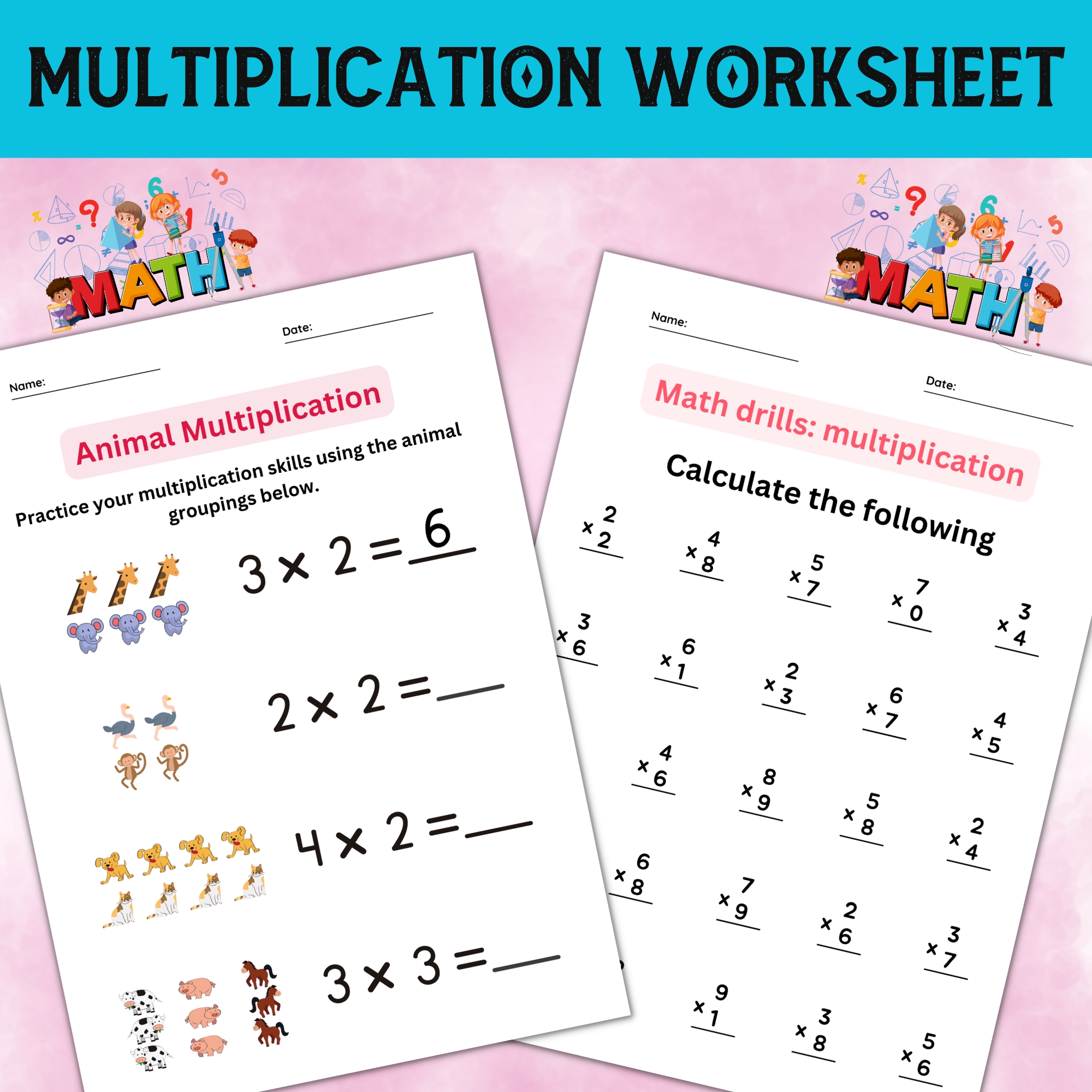 Master Multiplication Facts Worksheet for Easy Learning