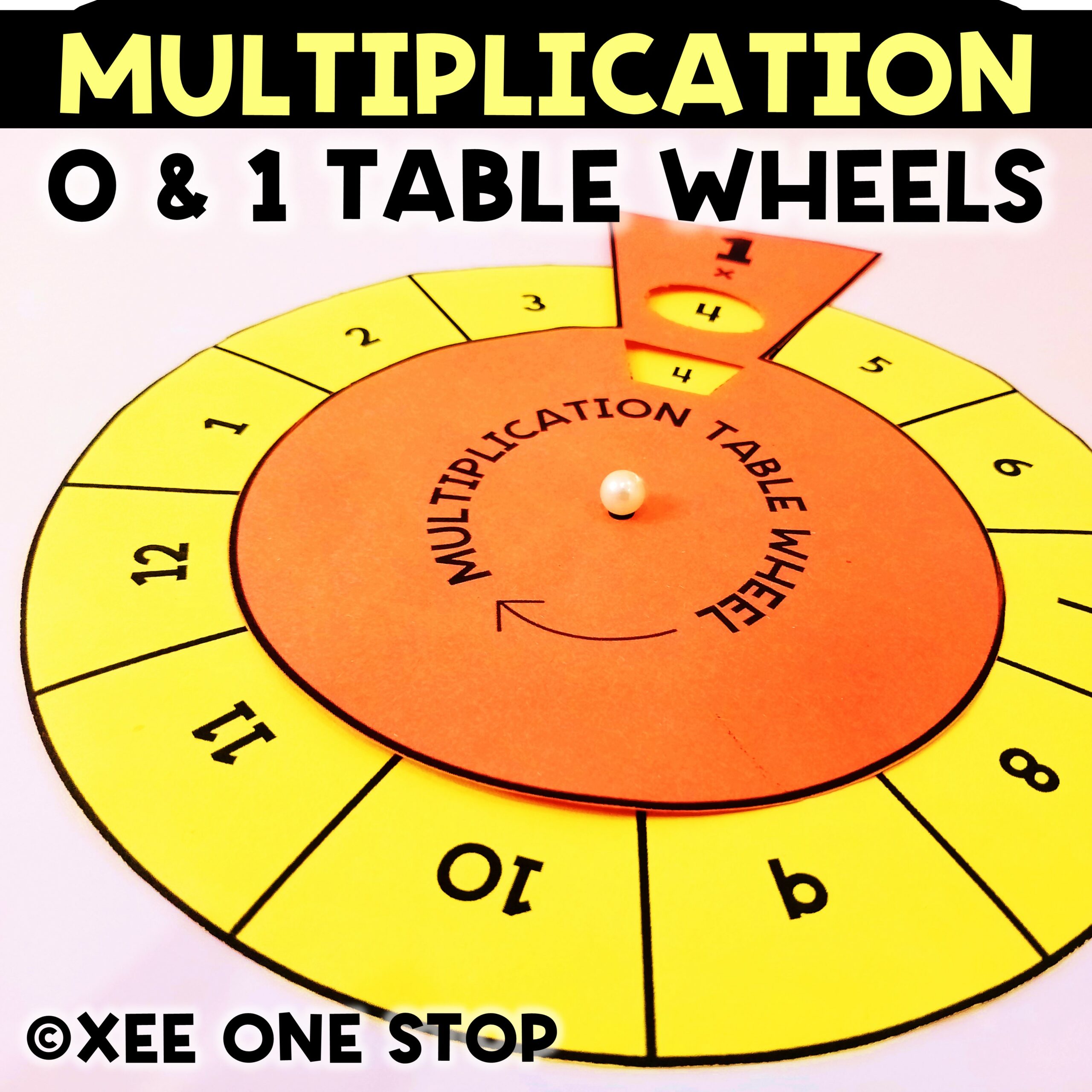 Multiplication Times Tables Wheel Craft Practice Fluency Freebie Made By Teachers