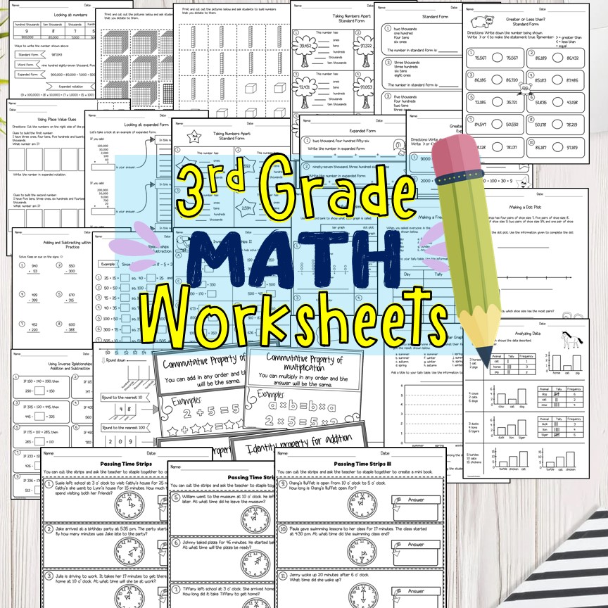 Multiplication Worksheet Grade 3 Pdf