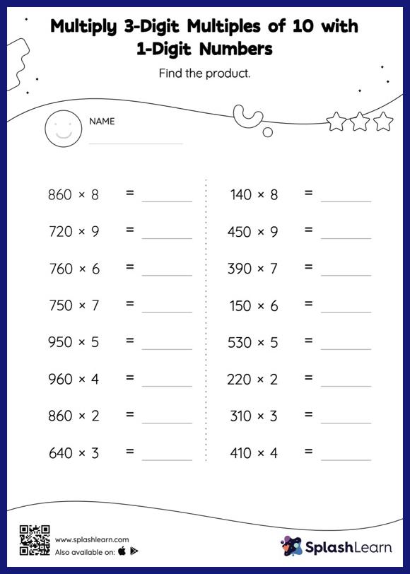 7 Ways to Master 3-Digit Multiplication Worksheets