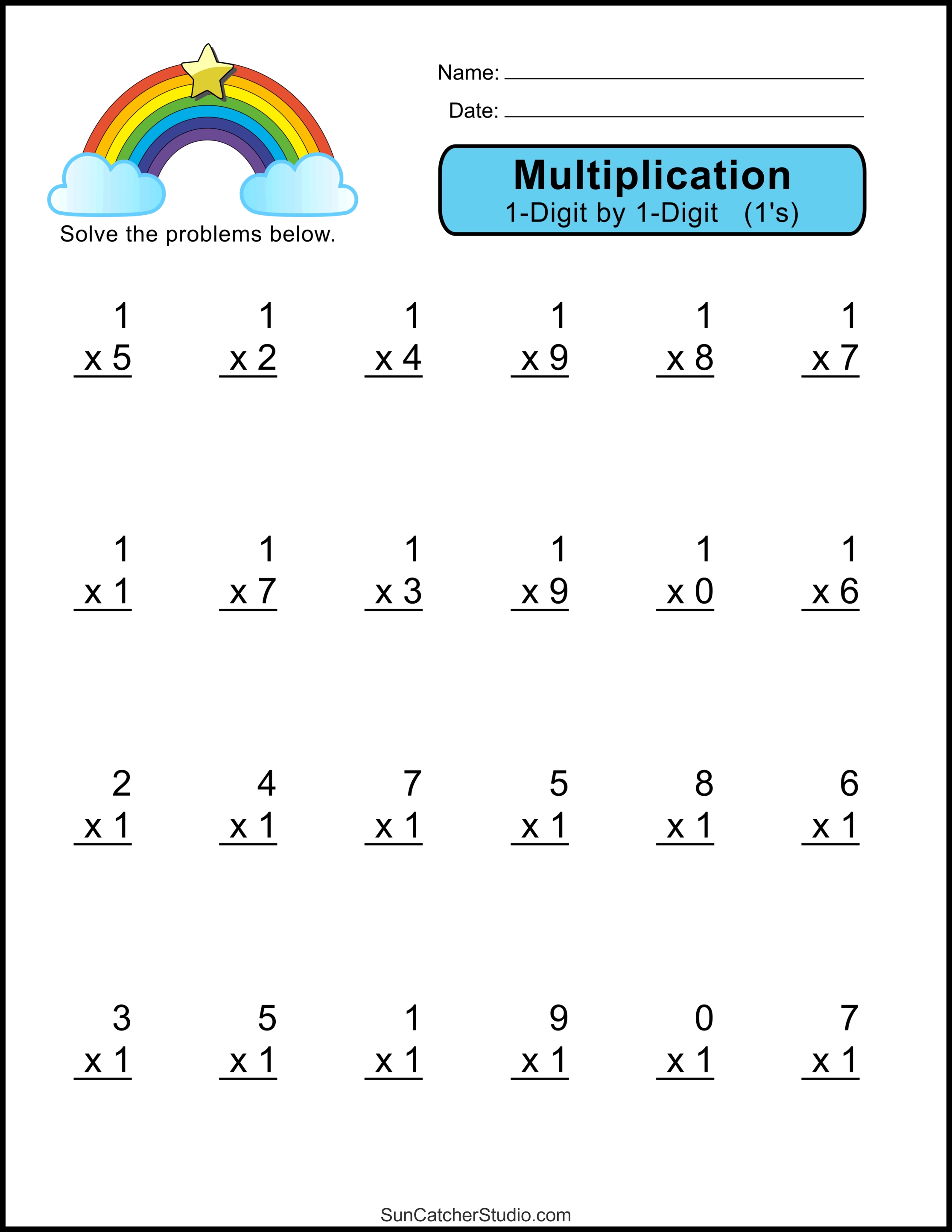 4th Grade Multiplication Worksheets Made Easy