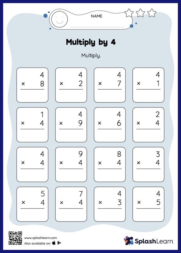 Multiplication Worksheets for 2's Made Easy for Kids