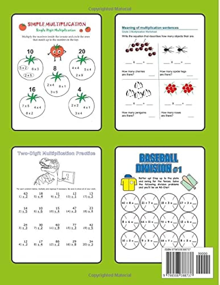 Multiplication Worksheets Grade 3 Fun Thekidsworksheet