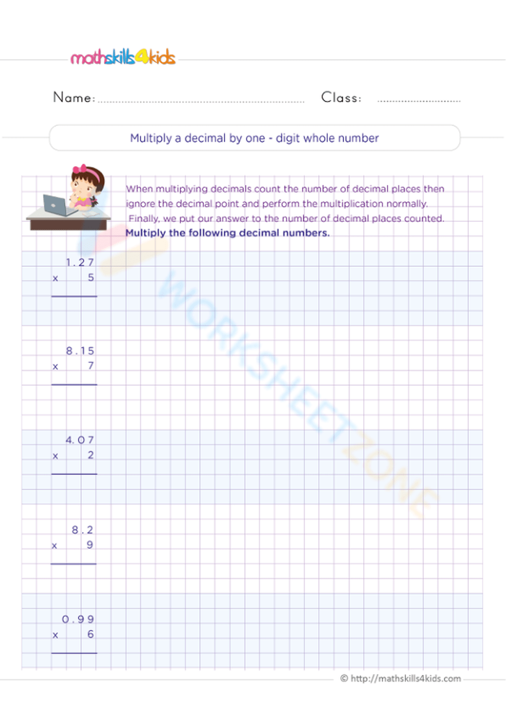 5 Ways to Multiply Decimals by Whole Numbers