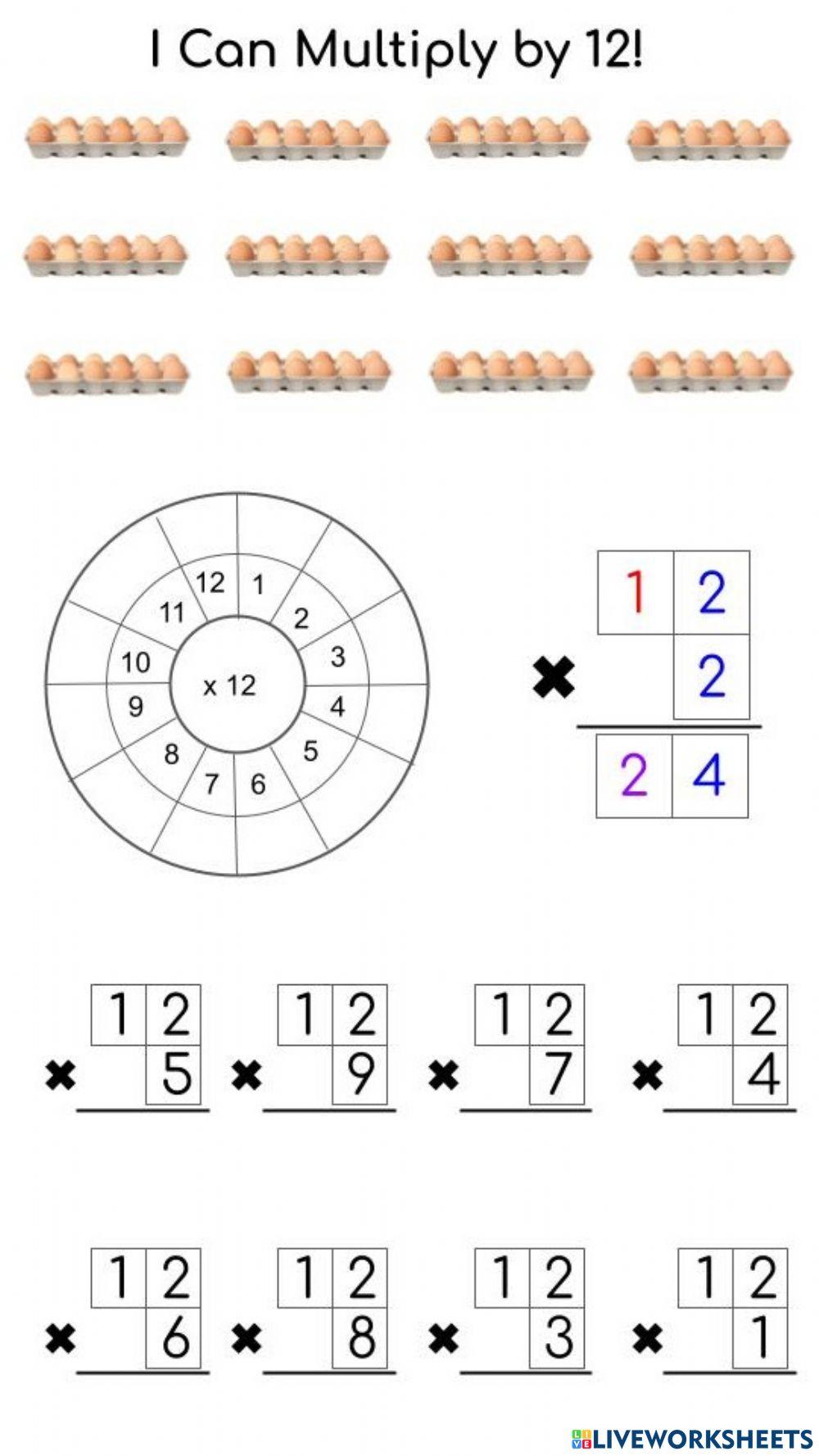 12 Multiplication Worksheet to Boost Math Skills Instantly