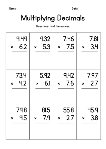 5 Easy Ways to Multiply Decimals