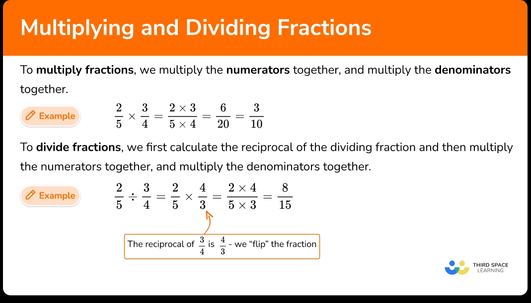 Multiplying And Dividing Fractions Gcse Maths Complete Guide