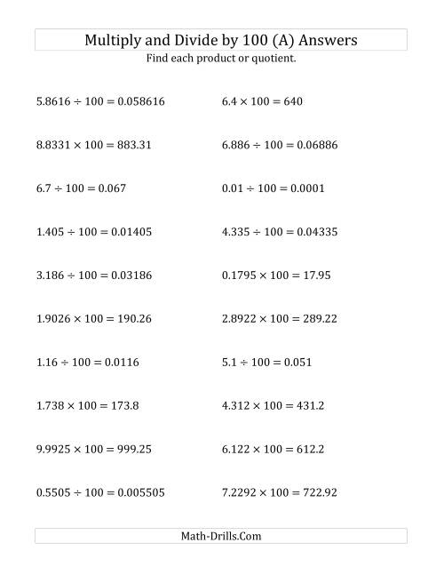 Multiply with Ease: Decimals Worksheet for Kids