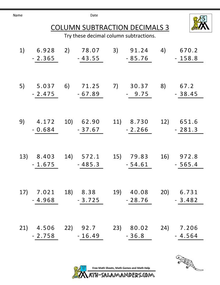 Multiplying Decimals Worksheets 5Th Grade