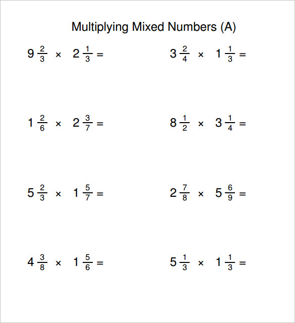 Multiplying Fractions and Mixed Numbers Made Easy