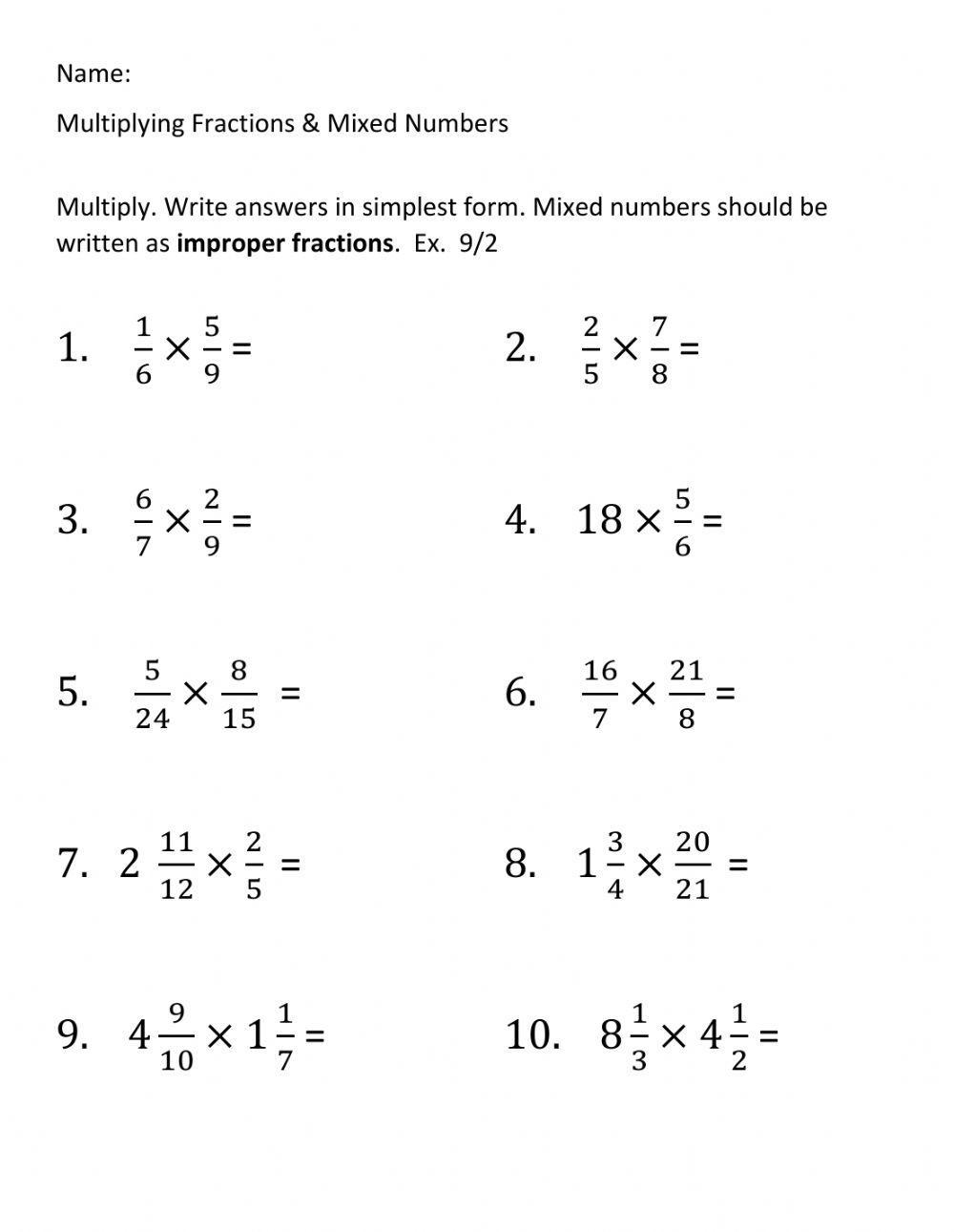 5 Ways to Master Multiplying Fractions